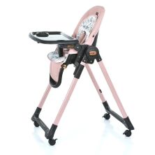 Дитячий стільчик для годування EL Camino 1037 CRYSTAL Rose Gold