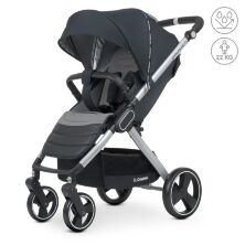 Дитяча прогулянкова коляска El Camino ME 1053N DYNAMIC PRO Onyx з регульованим ручкою/навантаження до 22 кг Чорна